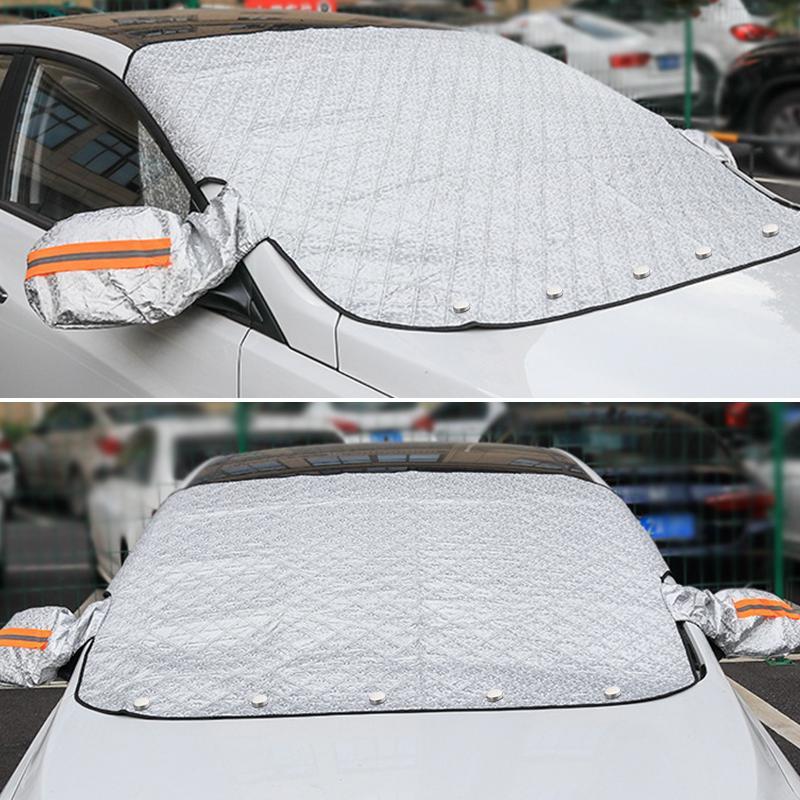 Magnētiskais auto aizsargs pret sniegu